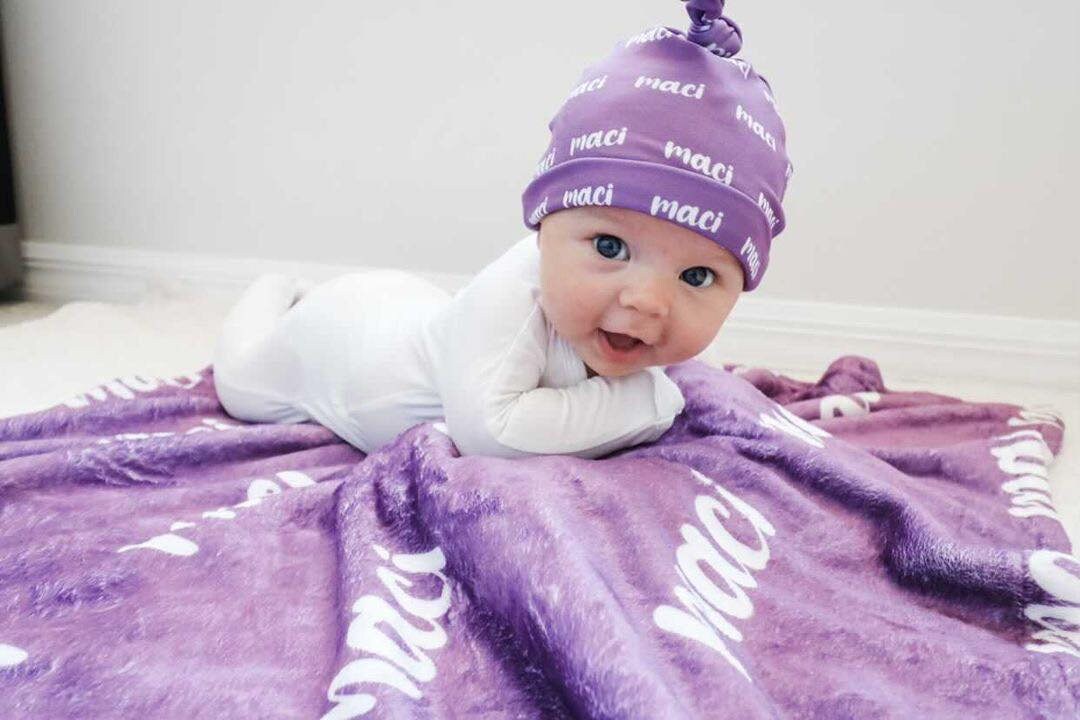 Personalized Baby Blanket Baby Girl Blanket Personalized Etsy