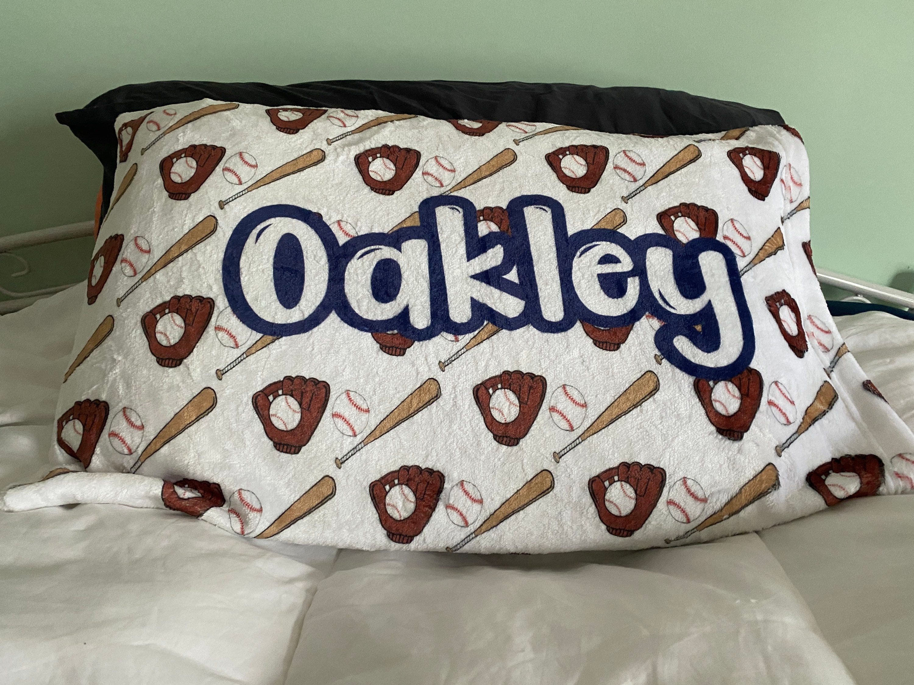 Personalized Baseball Blanket Personalize Baby Blanket Baby Etsy