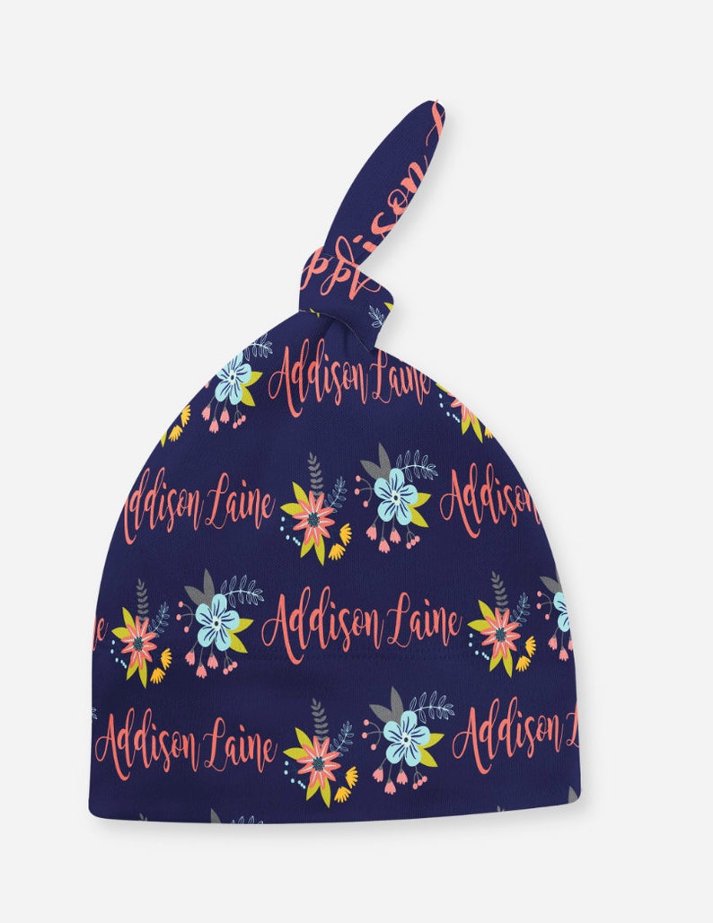 SALE Personalized Baby Swaddle Baby Girl Name Blanket Navy Etsy