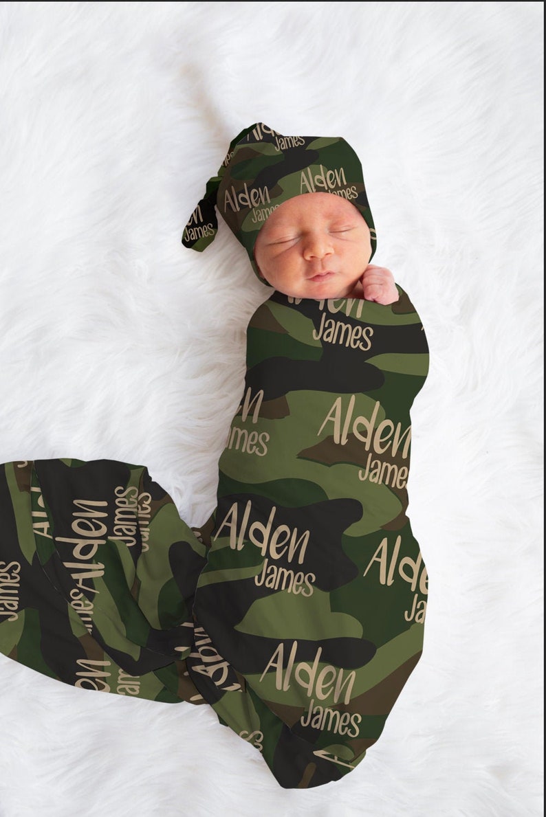 Personalized Camo Blanket Personalized Camouflage Blanket Etsy