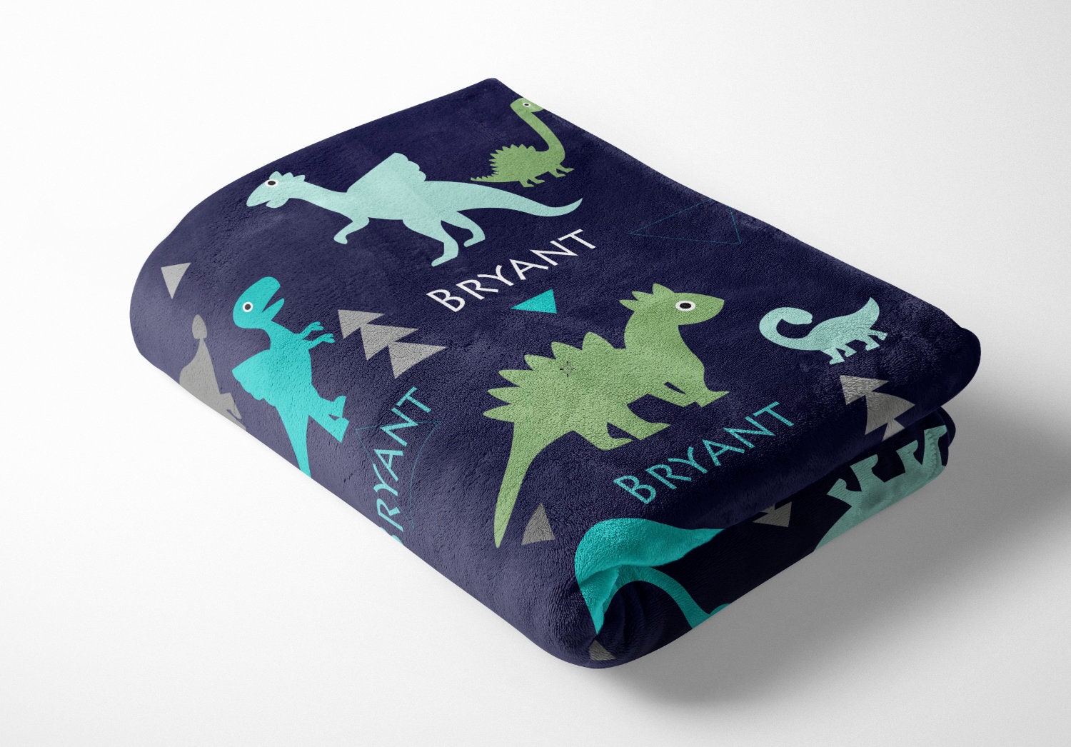 Personalized dinosaur blanket Dinosaur Name Blanket Dino Etsy