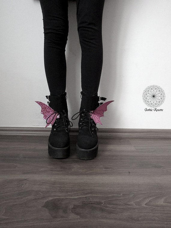 Pink Butterfly Wings Shoe Wings E-girl Skate Wings Pastel | Etsy