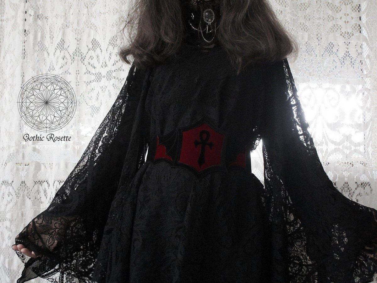 Ankh Cross Belt Vampire Goth Waist Belt Gothic Accessory - Etsy