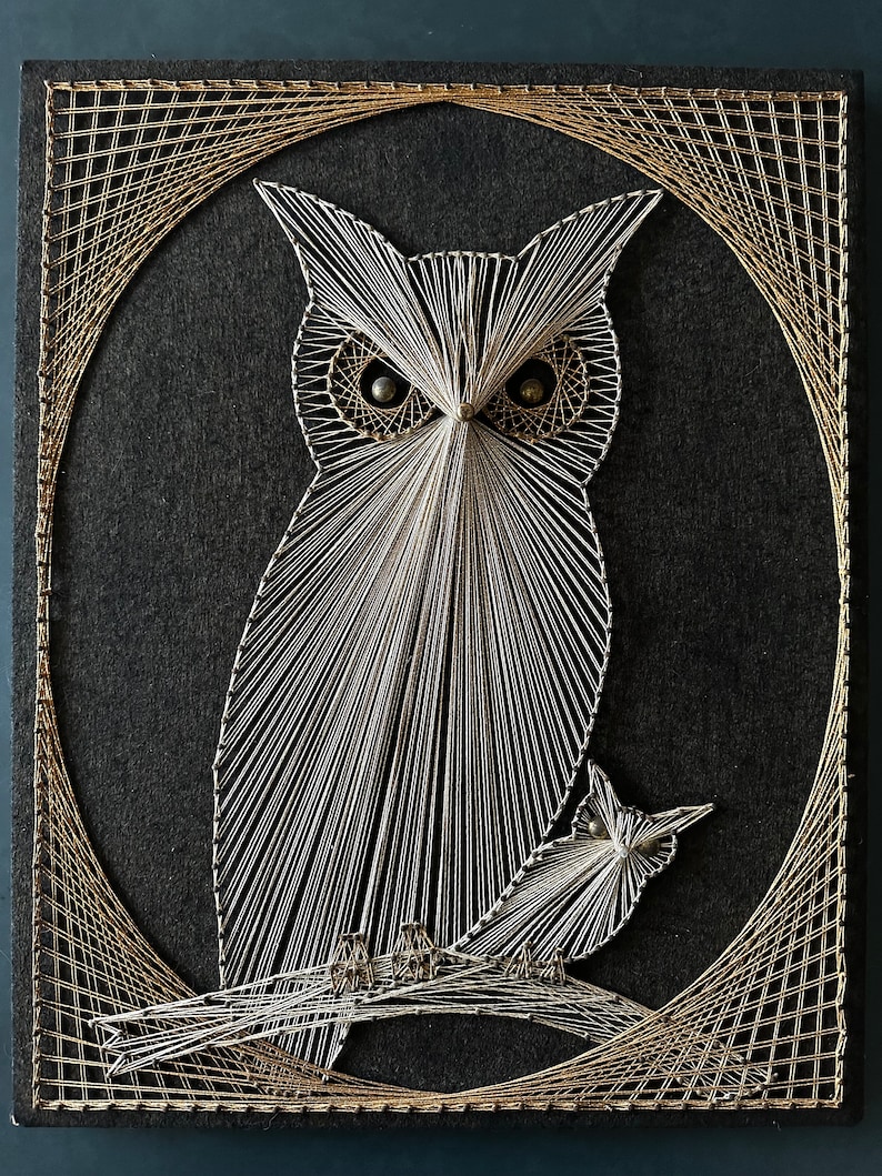 Owl String Art - Etsy
