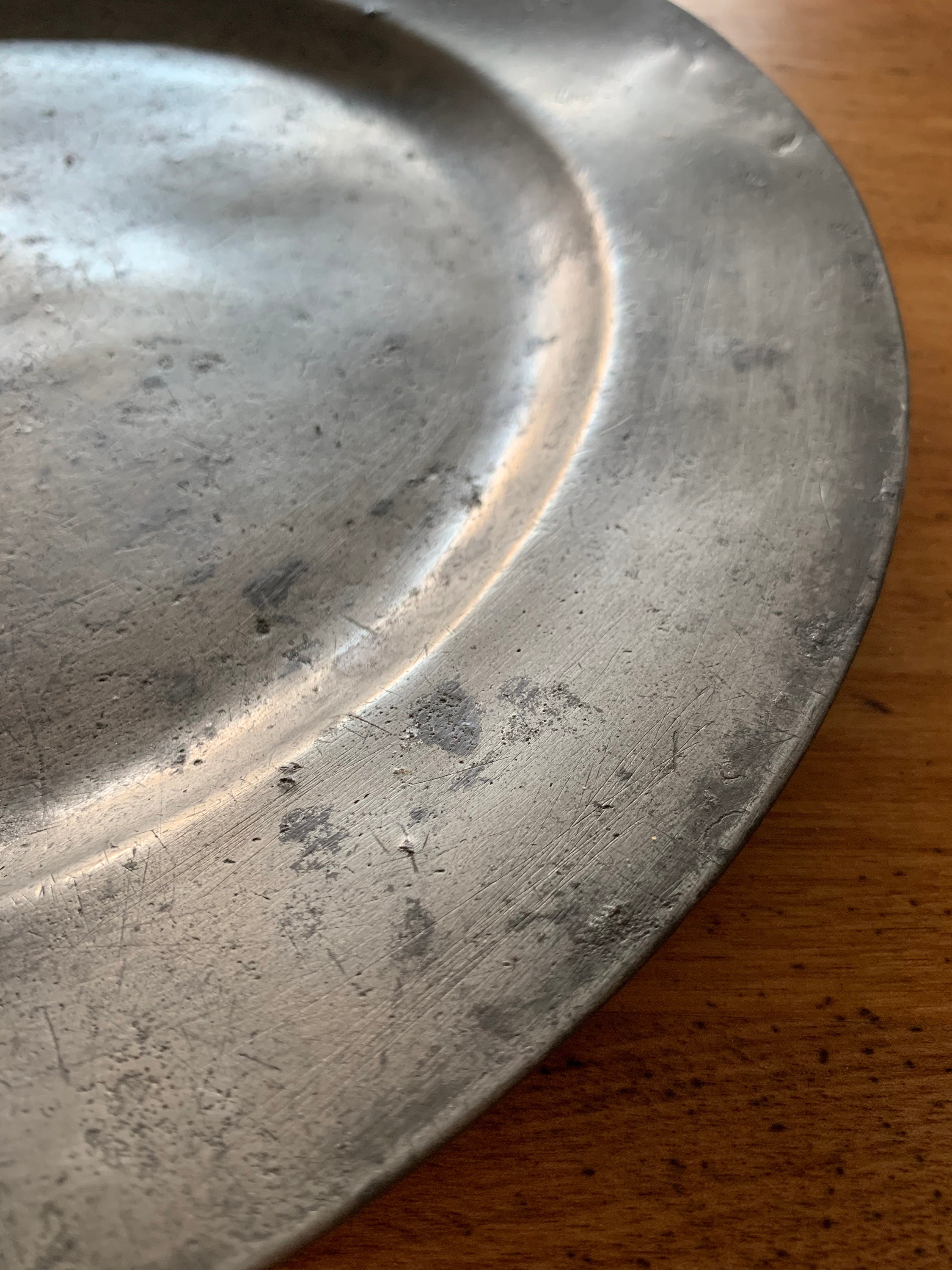 Pewter Charger Plate Etsy
