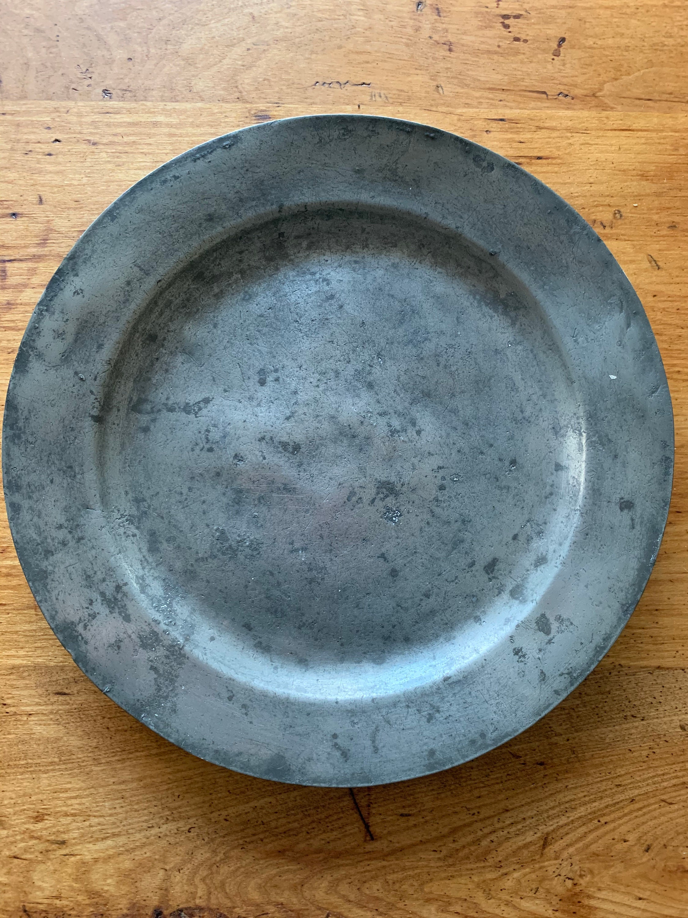 Pewter Charger Plate Etsy