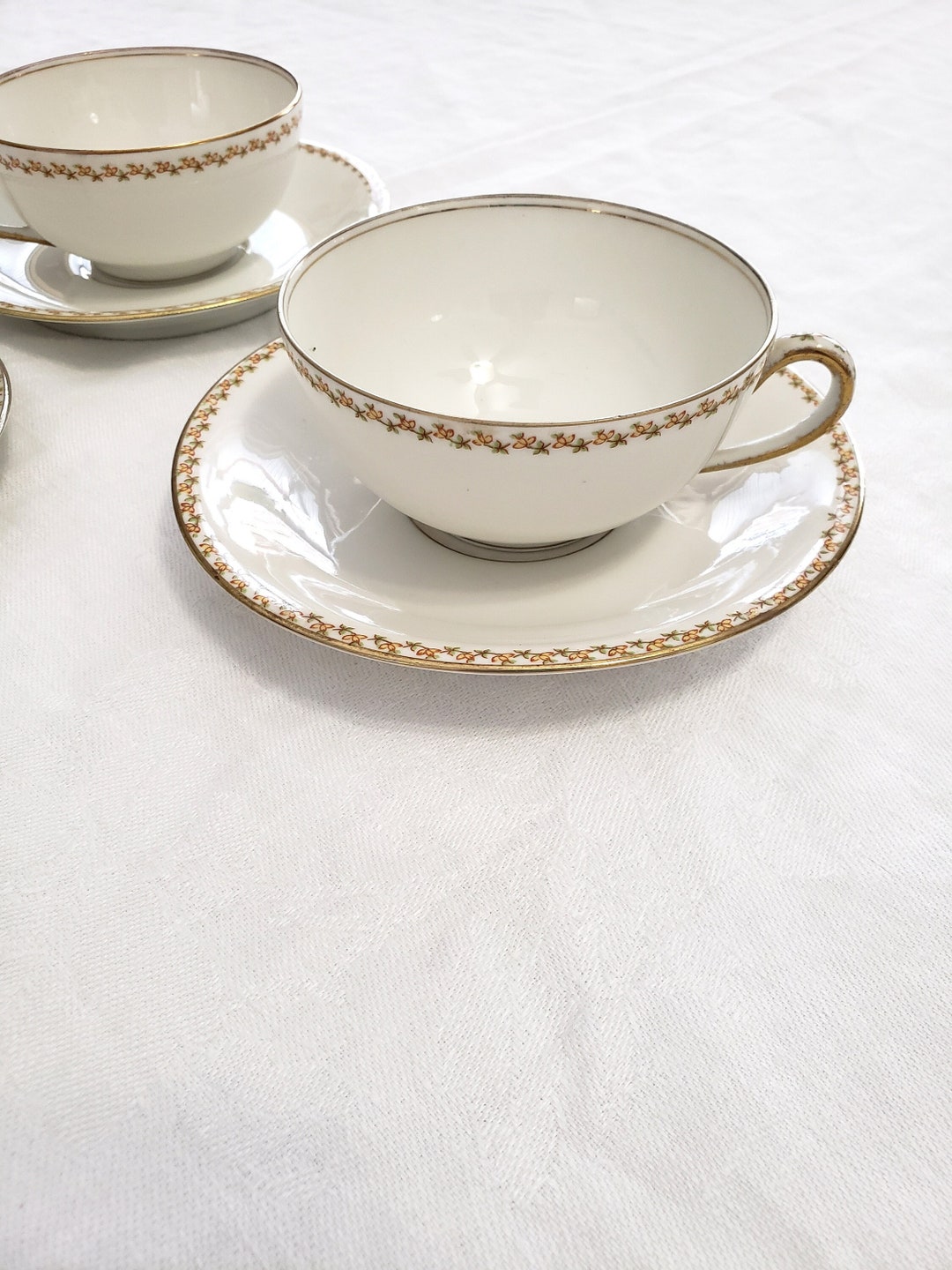 Vintage Elite Works Limoges France Cup and Saucer 3 Available 1920s - Etsy
