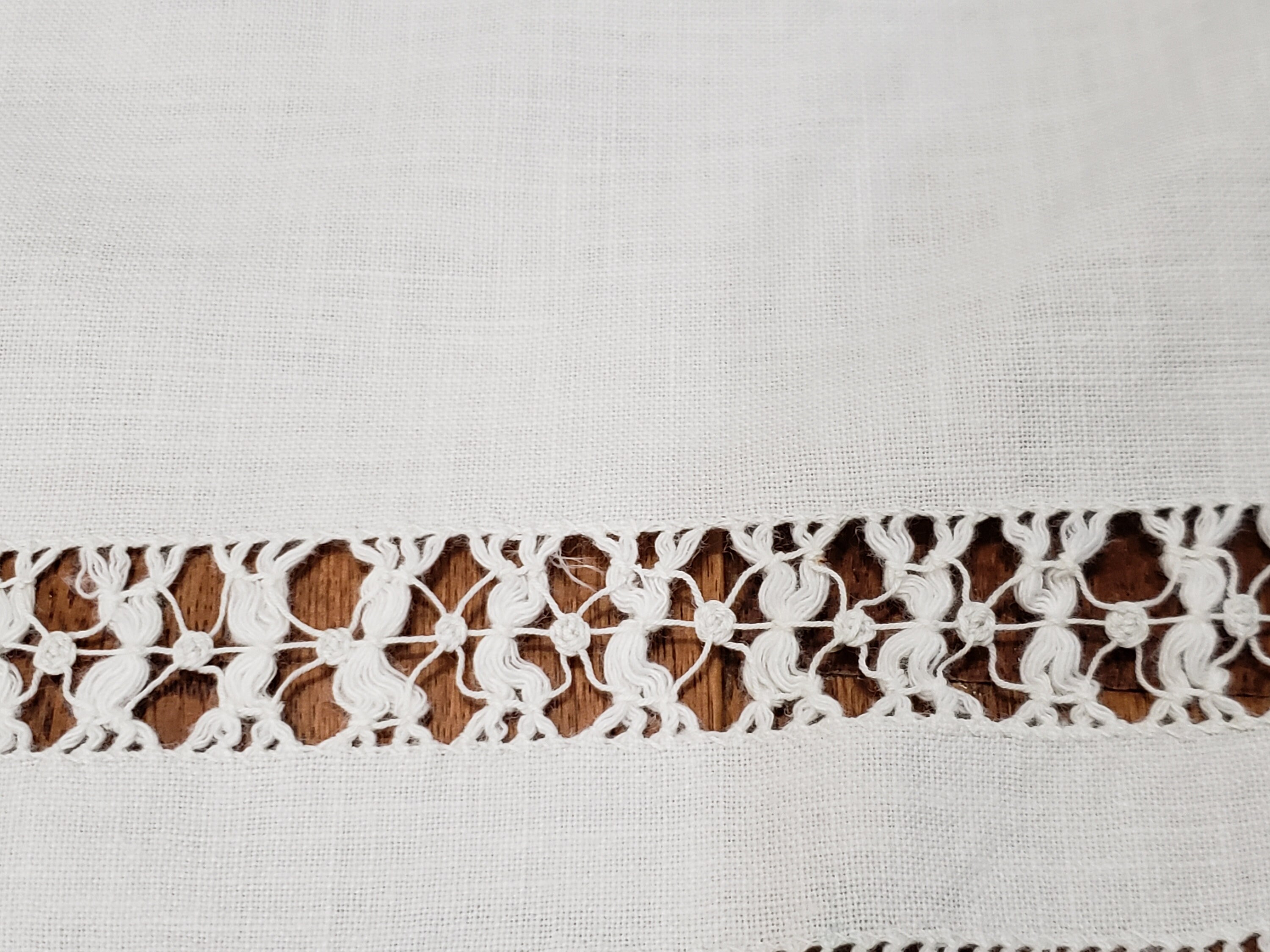 Vintage Drawnwork Table Runner Centerpiece Dining Table White Free US Shipping Etsy España