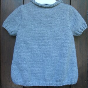 Sweater child from 2 years to 6 years old girl pattern 100% hand-knitted image 2