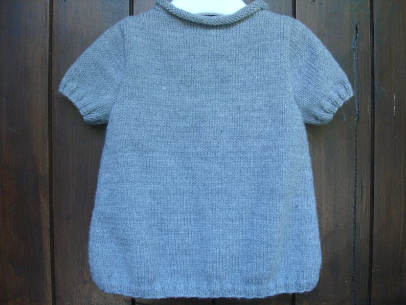 Sweater child from 2 years to 6 years old girl pattern 100% hand-knitted image 2
