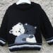 Pull Pour Nouveau-Né Fait Main - Taille 0/3 Mois - Occasion Très Bon État - Cardigan