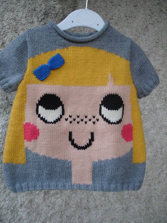 handmade woolen sweater design for baby girl