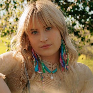 Rainbow silk fringe earrings  / fringe earrings / western earrings