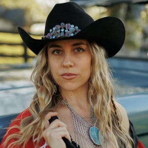 Labradorite & amethsyt hatband/ crystal leather hat band / hat band// leather hat band/ western hat band/ cowboy hat accessories /