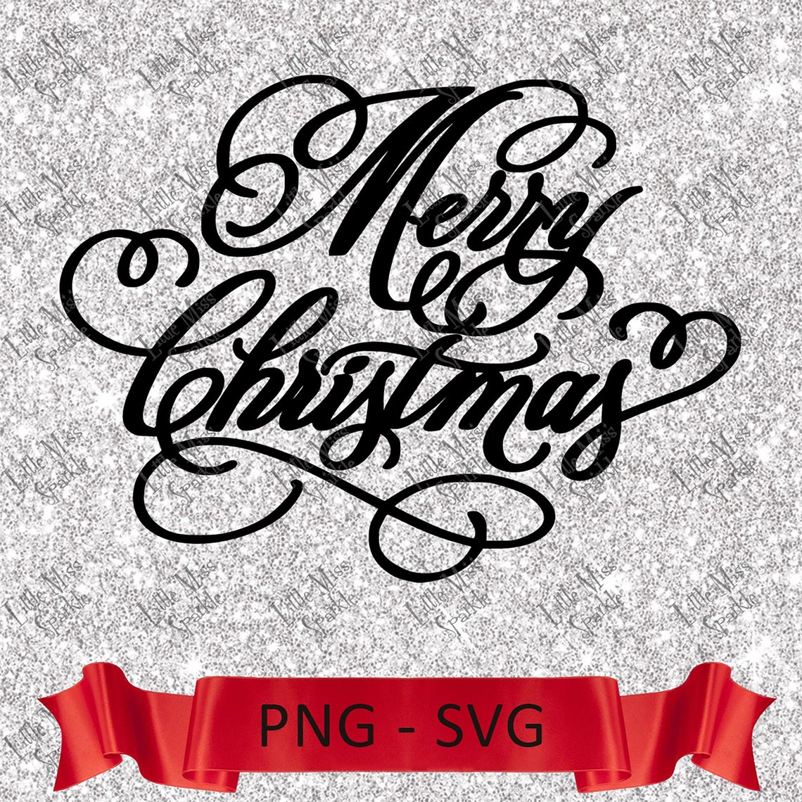 Merry Christmas Svg Digital Download  Etsy