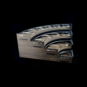 Stylish corner paint pot stand to hold 13 Citadel paints