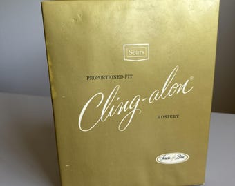 Vintage New 3 Pairs Sears Cling Alon Hosiery Tahiti Bronze Shapely A 8 1/2-9 1/2