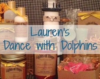 Lauren’s Dance with Dolphins ~ Candles