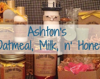Ashton’s Oatmeal, Milk n’ Honey ~ Candles