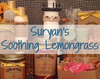 Suryan’s Soothing Lemongrass ~ Candles