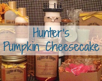 Hunter’s Pumpkin Cheesecake ~ Candles