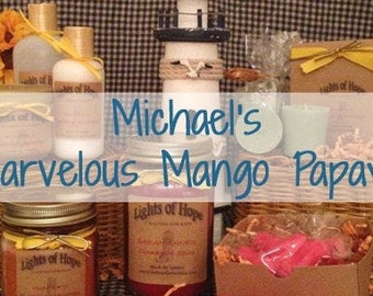 Michael’s Marvelous Mango Papaya ~ Candles