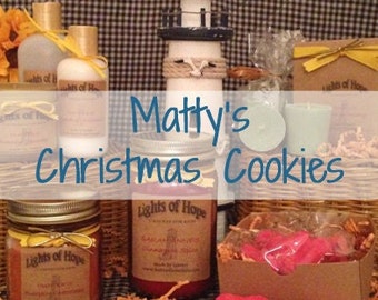 Matty’s Christmas Cookies ~ Candles