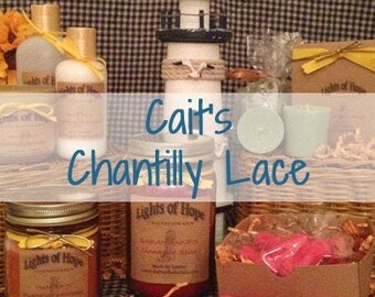 Cait’s Chantilly Lace ~ Candles