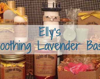 Elly’s Soothing Lavender Basil ~ Candles