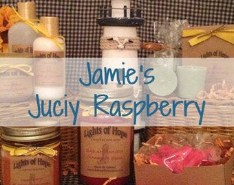 Jamie’s Juicy Raspberry ~ Candles