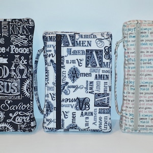 Zippered Bible Cover SEWING PATTERN, DIY image 1