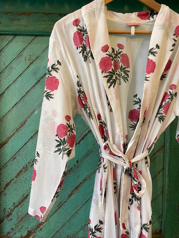handmade Cotton Hand block printed Kimono Dress, Size: Free at Rs 670/piece  in Jaipur