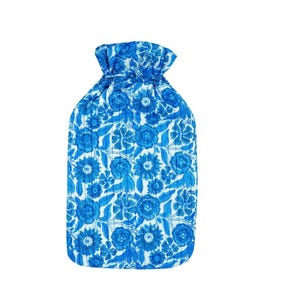 Hot Water Bottle Cover Hand Block Printed on Organic Cotton