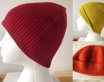 100% Cashmere Hat, Super Warm and Soft Skull Hats, Pure Cashmere beanies, Gift for Her & Him,Fast Delivery