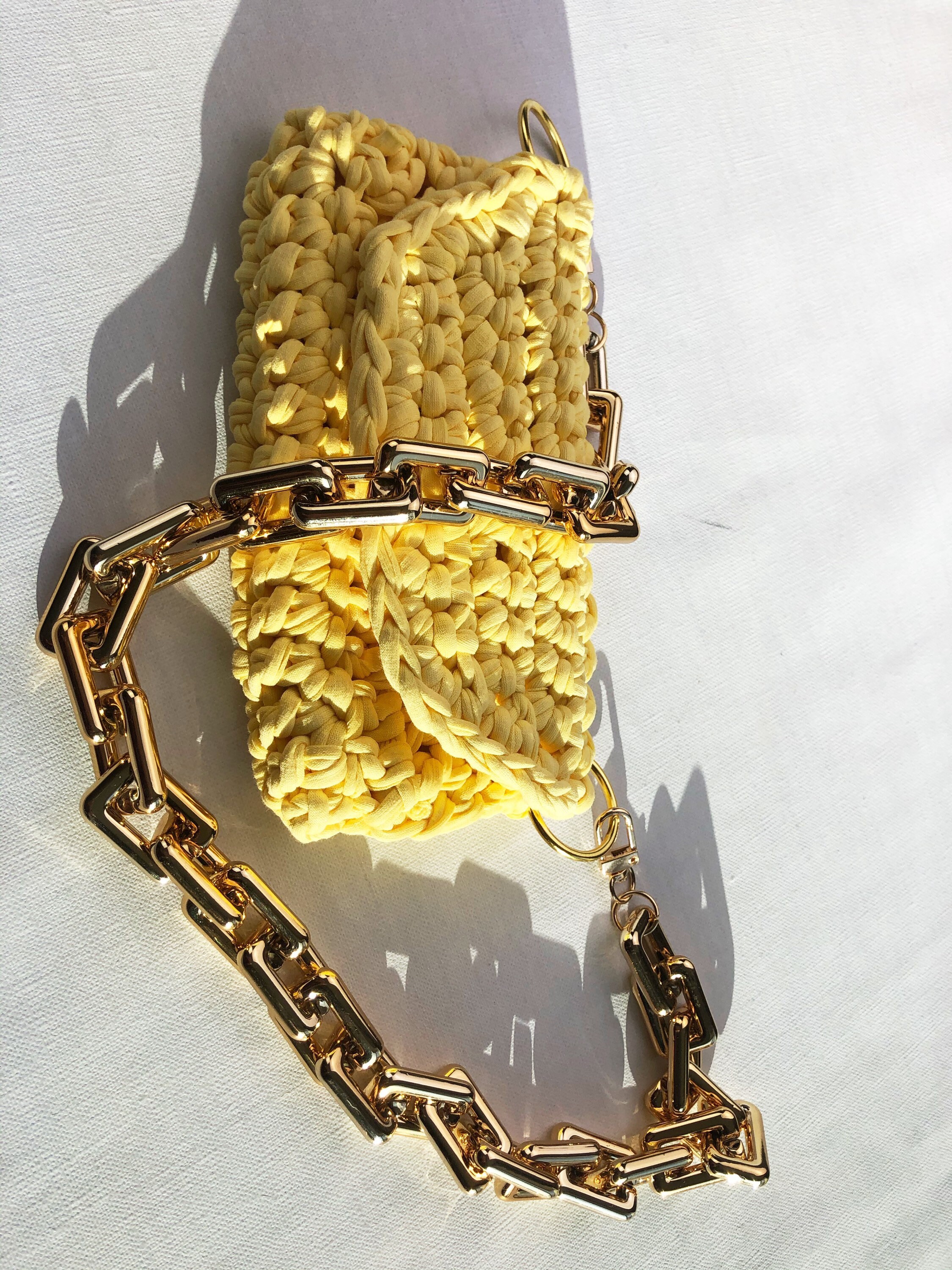 NEW Gold Plated Acrylic Bag Chain replaceable Bag Strap Etsy UK