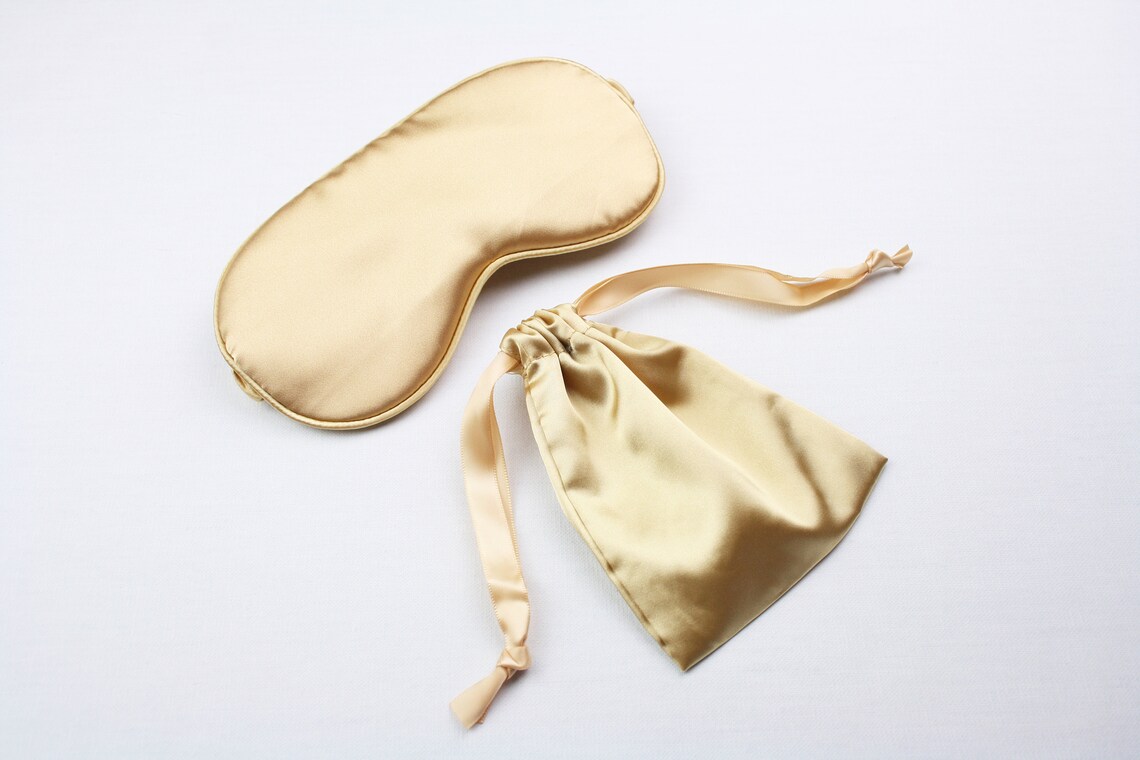Soft Satin Eye Mask Gift Set Sleep Mask Night Blindfold Etsy UK