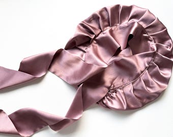 Gorro de seda Mulberry: gorro de dormir reversible de doble capa