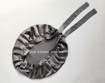 Gorro de dormir de seda de morera de 22 mm: Turbante de lujo para el cabello