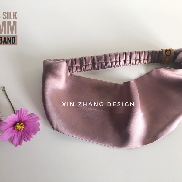 Pure Silk Hairband, 100% Silk Headband, Silk Hair Ribbon, V-DAY GIFT
