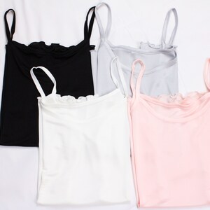 Mulberry Silk Blend Tank Top: Knitted Sleeveless Vest