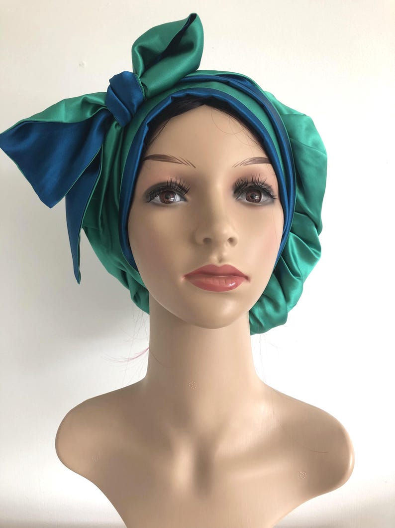 Pure Silk Reversible Sleep Bonnet image 4