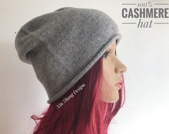 100% Cashmere Beanie Hats, Knitted Skiing Cap for Man and Women,FAST DELIVERY