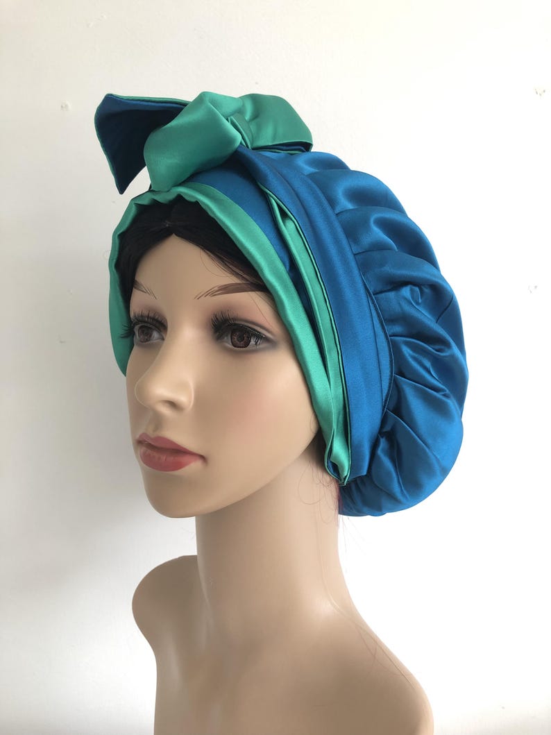 Pure Silk Reversible Sleep Bonnet image 5