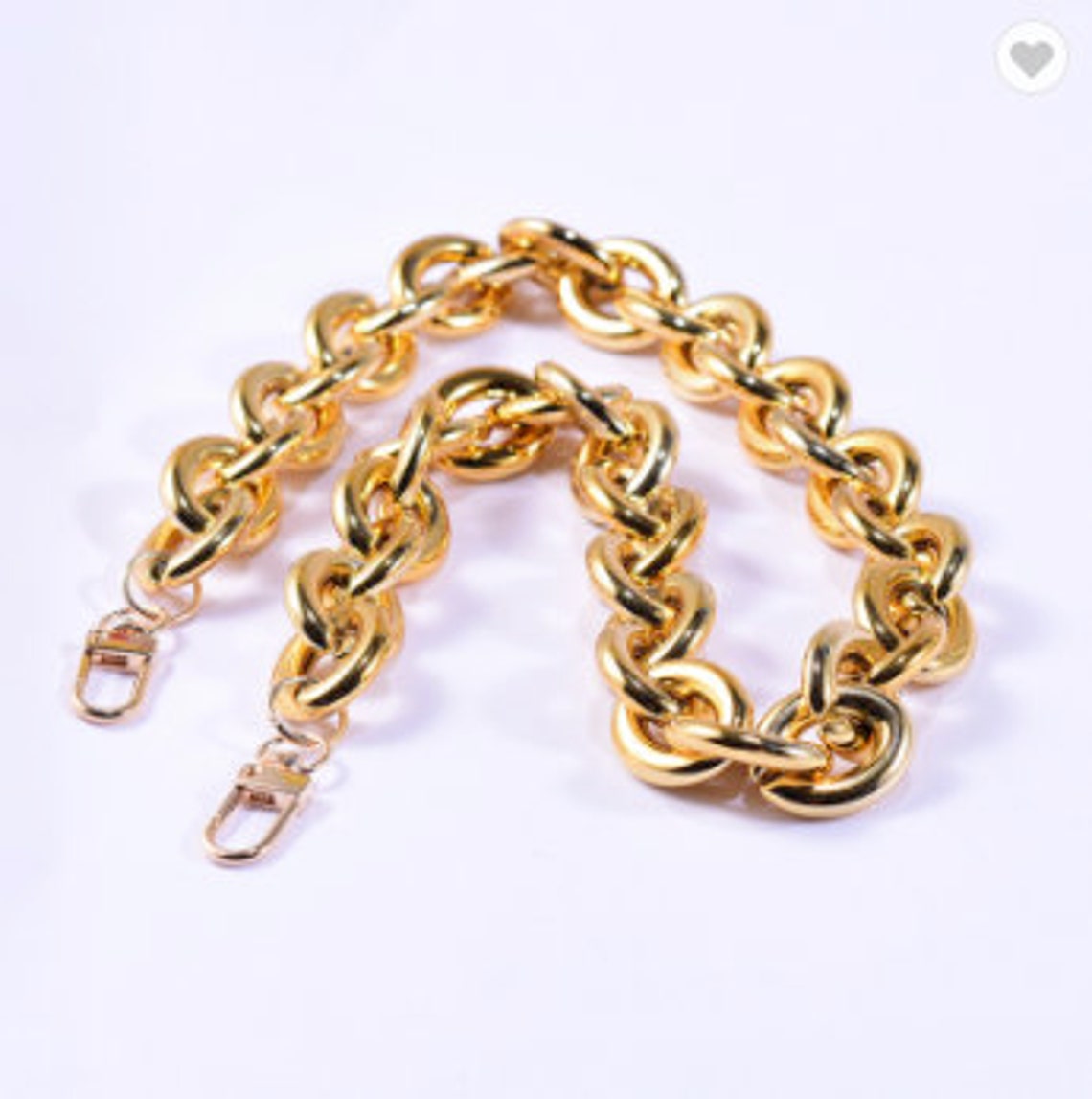 NEW Gold Plated Acrylic Bag Chain replaceable Bag Strap Etsy UK