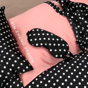 Pink polka sale dot pillowcase