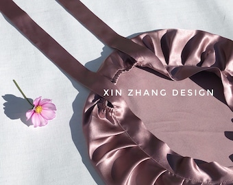 Gorro de dormir de seda pura morera: turbante de lujo de 22 mm