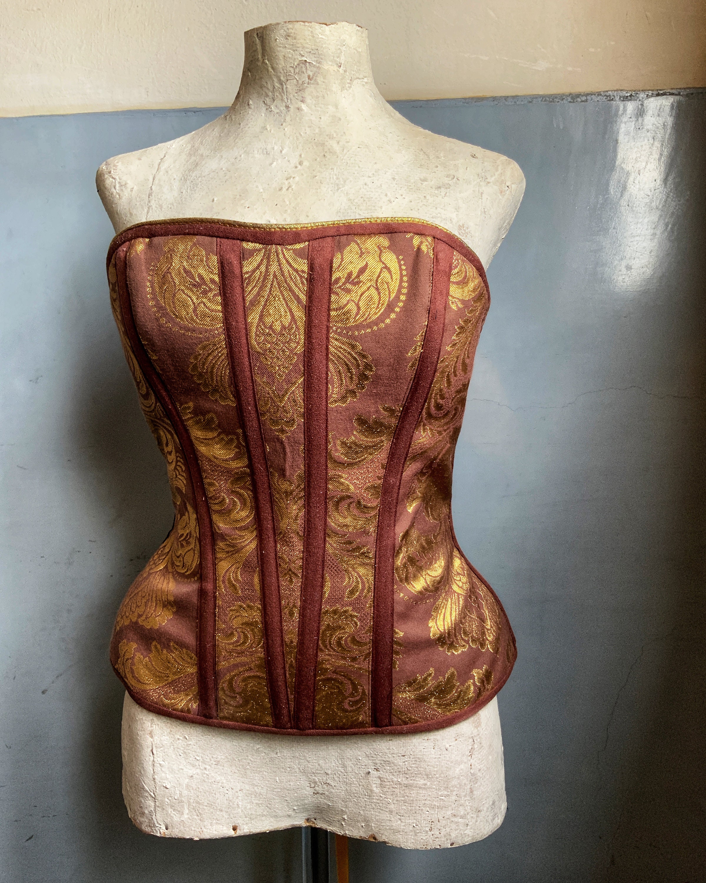 Stella Corset Overbust Corset Steampunk Corset Custom Corset Etsy