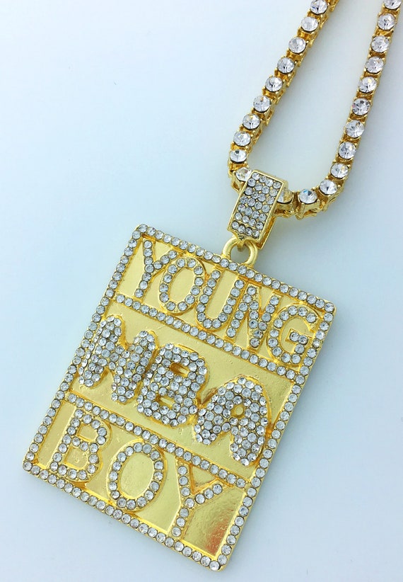 Exo Jewel Gold Stainless Steel Double Crown Pendants with 18 /& 22 Inch 4mm Rope Chains