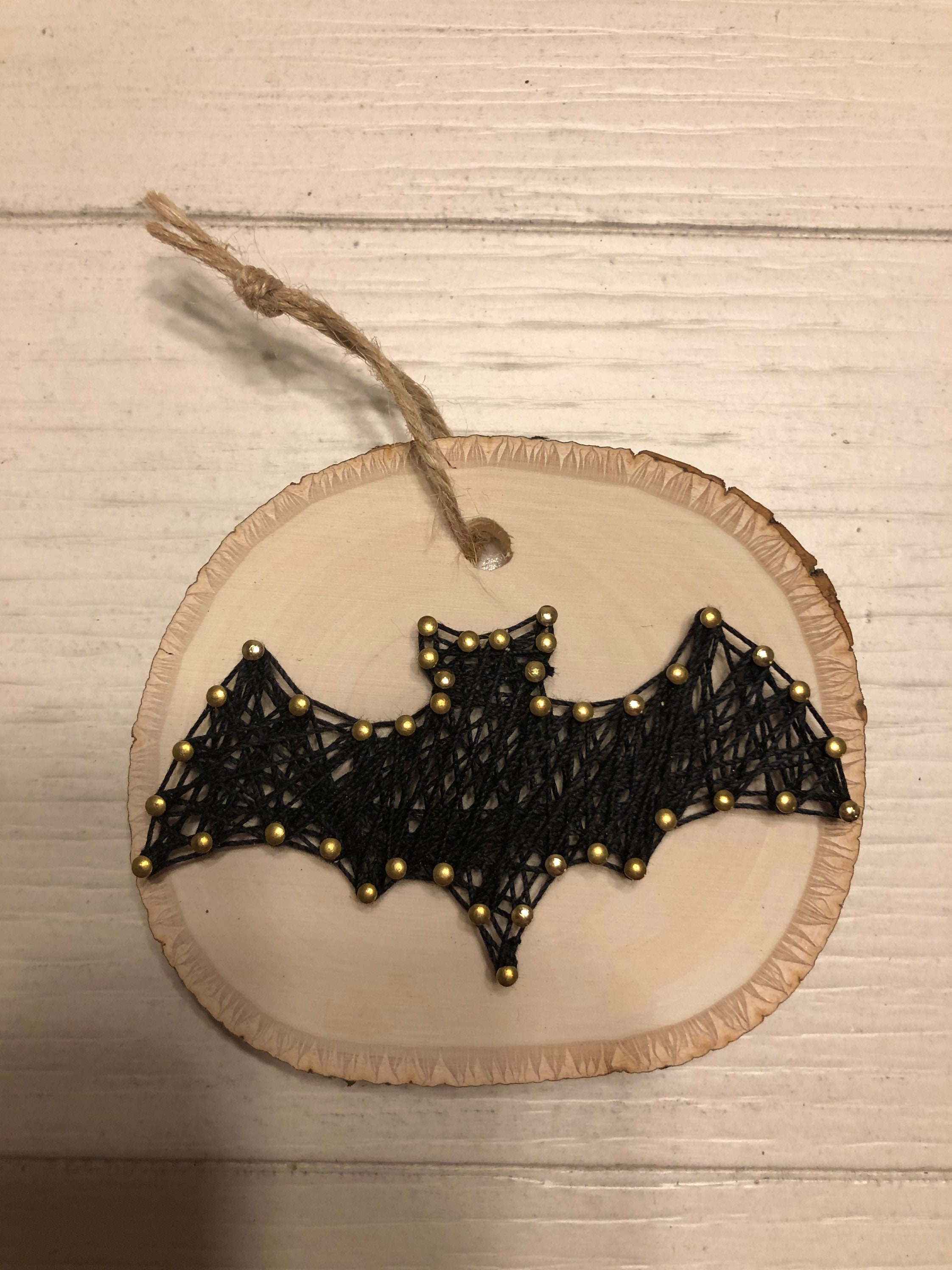 Bat String Art Ornament Etsy