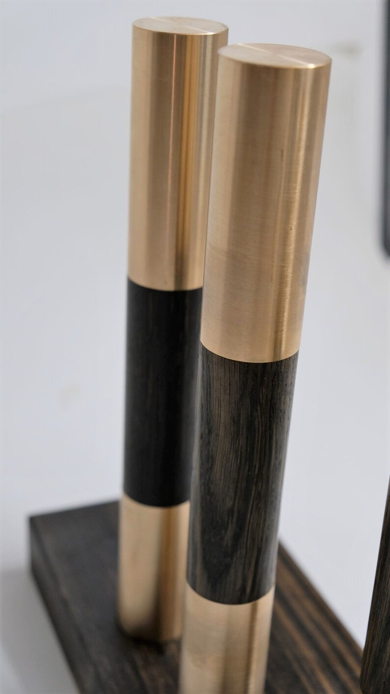 Dumbbells Set BOG OAK & Bronze 2x2kg COREFORM Natural Fitness Etsy